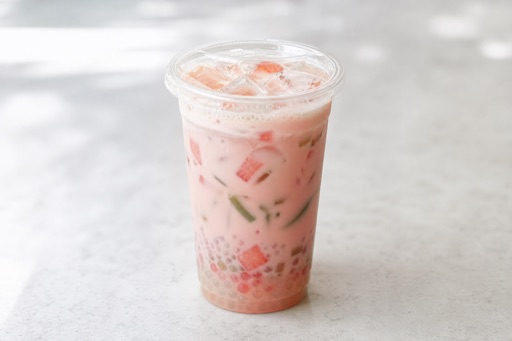 watermelon jasmine green tea rich milk tea P05 — China dish