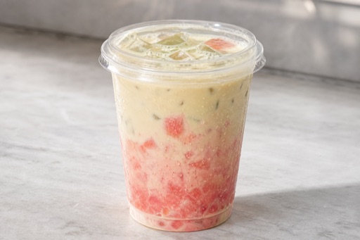 watermelon jasmine green tea rich milk tea P06 — China dish