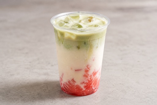 watermelon jasmine green tea rich milk tea P10 — China dish