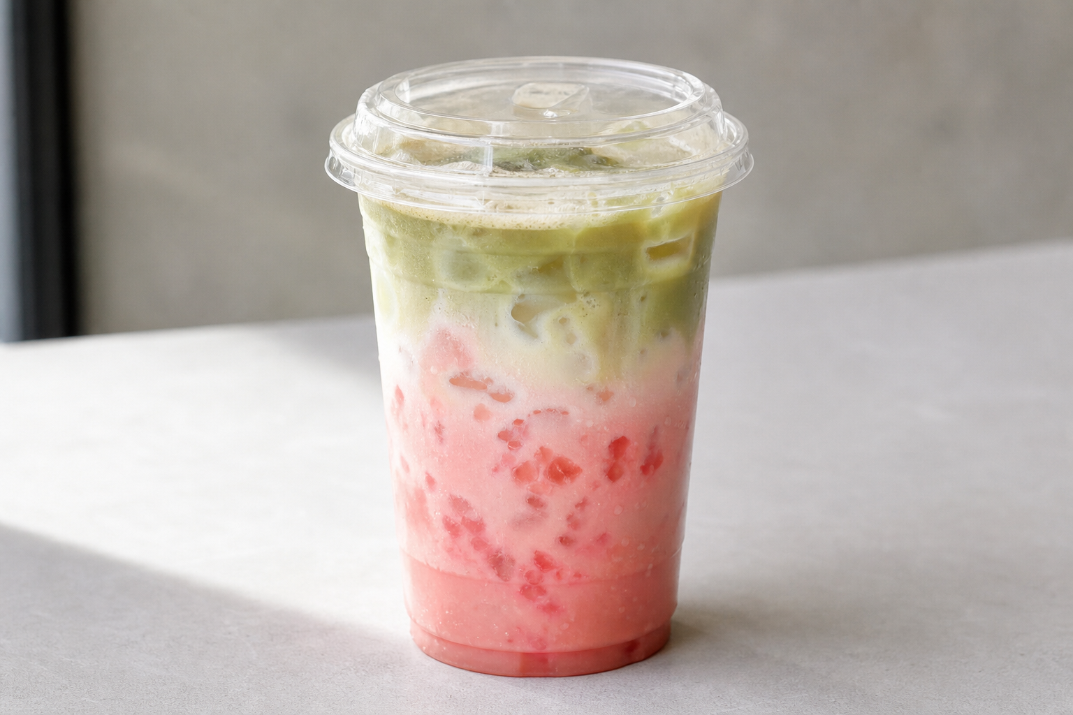 watermelon jasmine green tea rich milk tea P04 — China dish