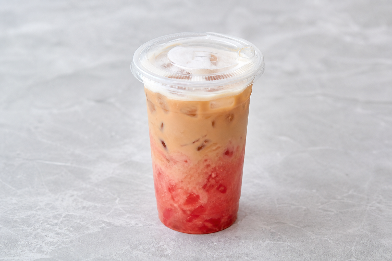 watermelon pu er tea fresh milk tea P01 — China dish