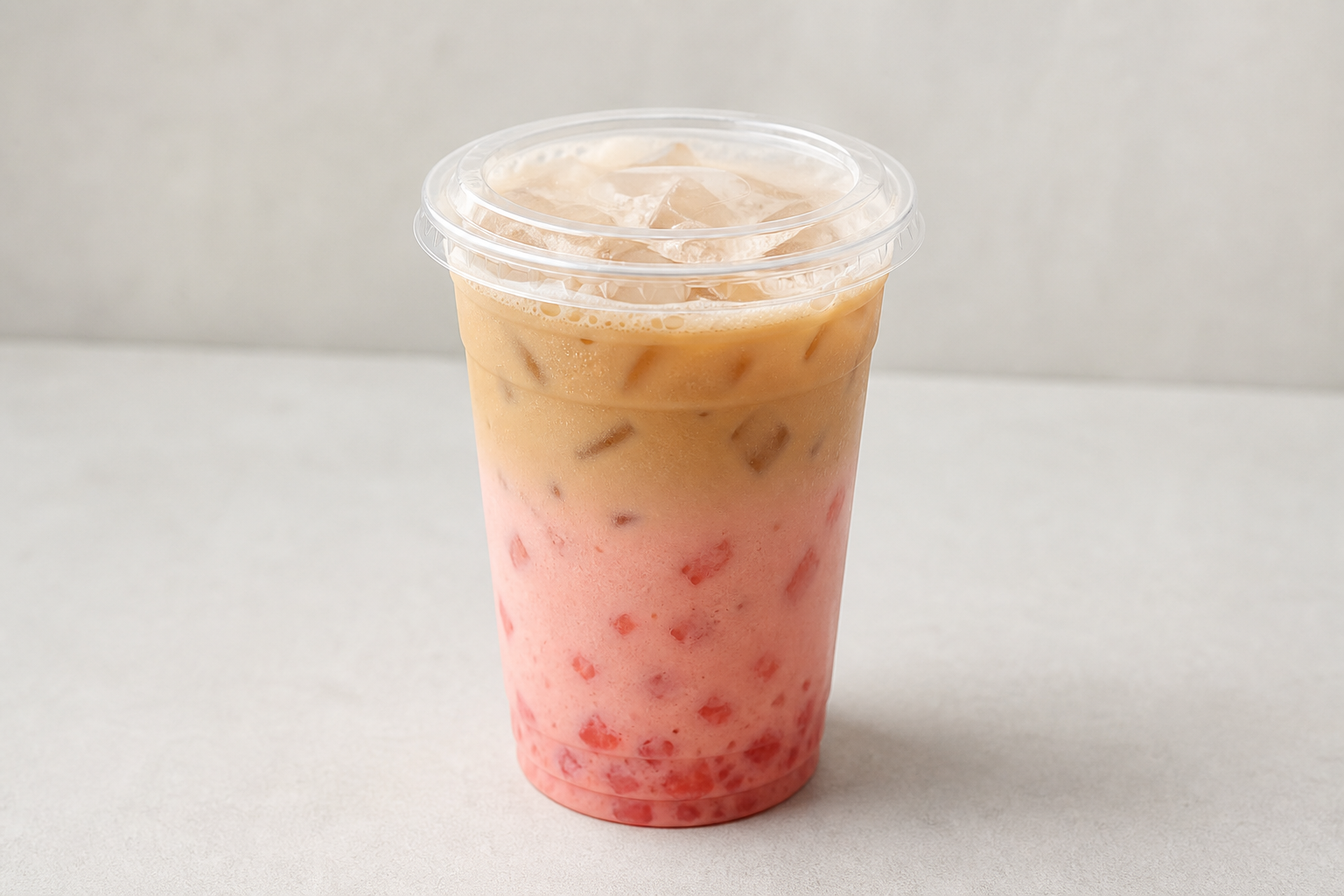 watermelon pu er tea fresh milk tea P08 — China dish