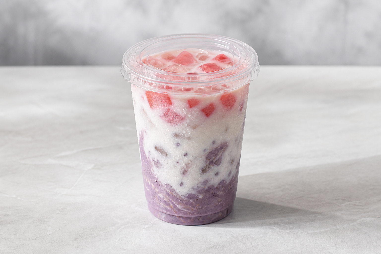 watermelon taro fresh milk P01 — China dish