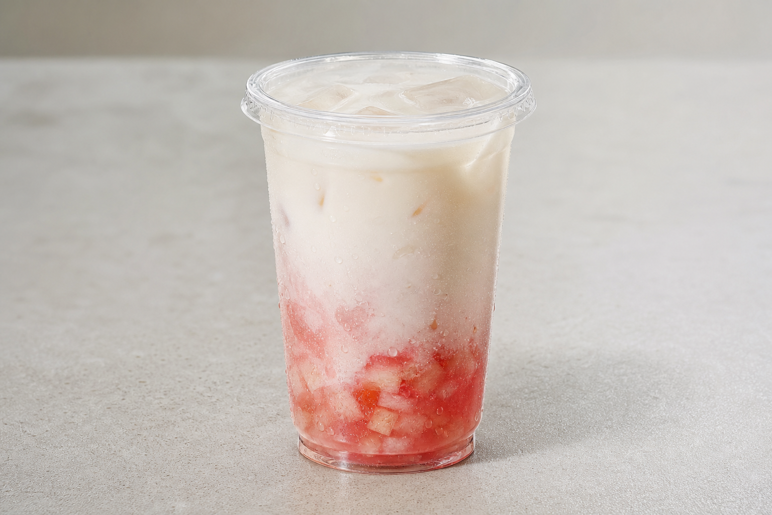 watermelon white peach oolong fresh milk tea P03 — China dish