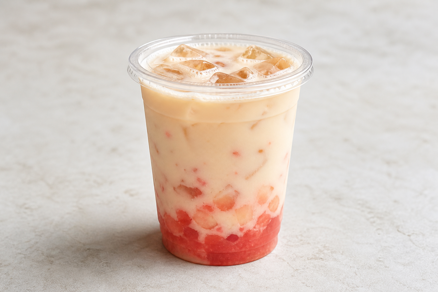 watermelon white peach oolong fresh milk tea P06 — China dish