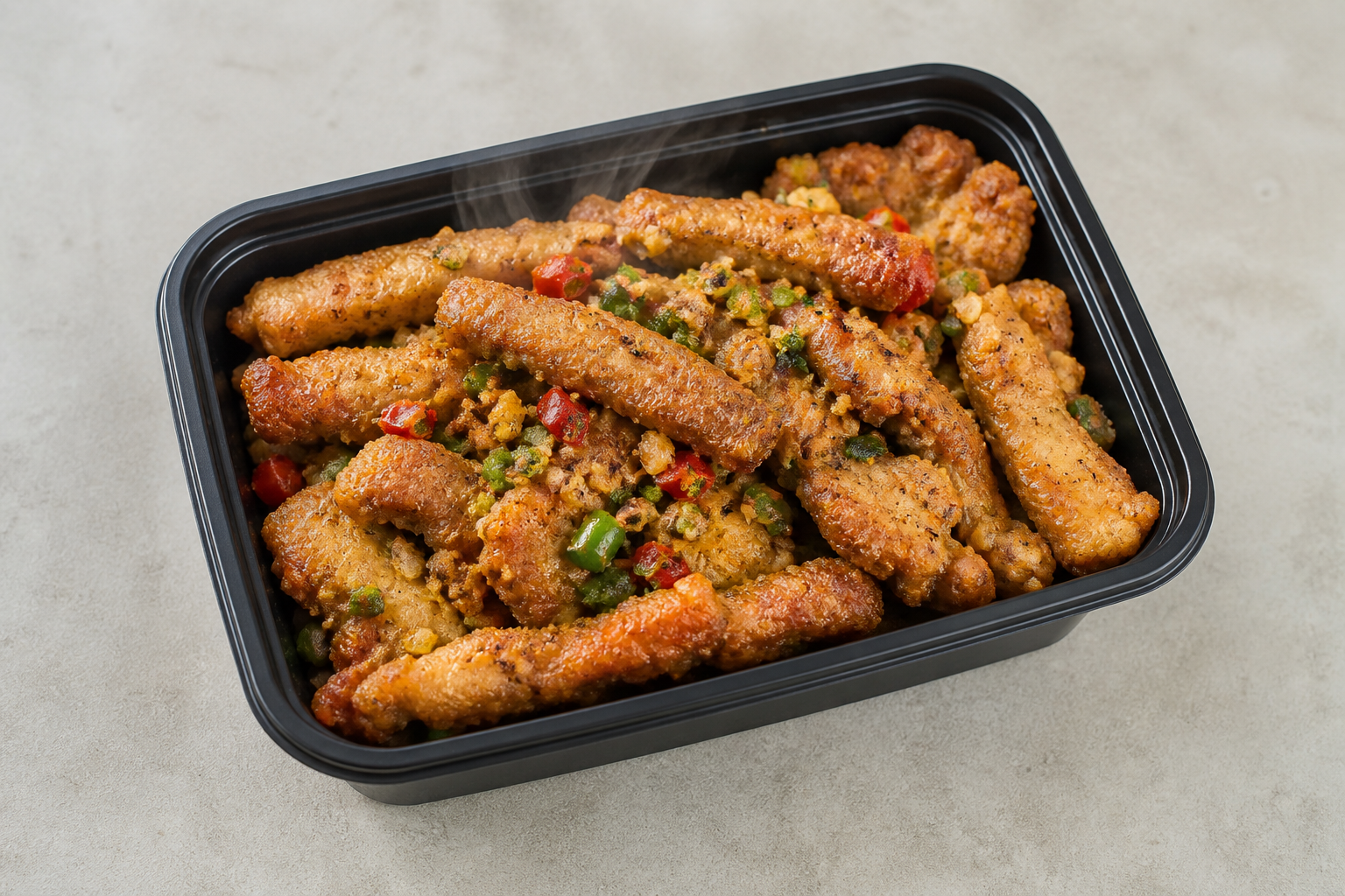 Photorealistic Salt and pepper pork strips P06 food image by VDAMO
