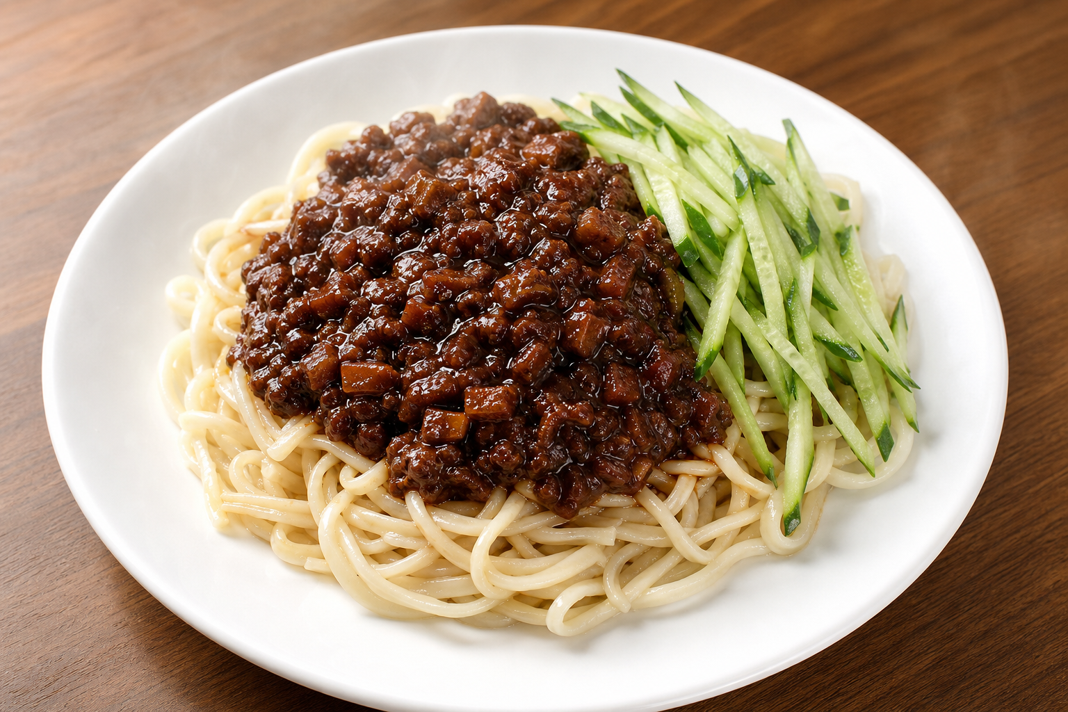 Photorealistic Beijing zhajiangmian food image by VDAMO
