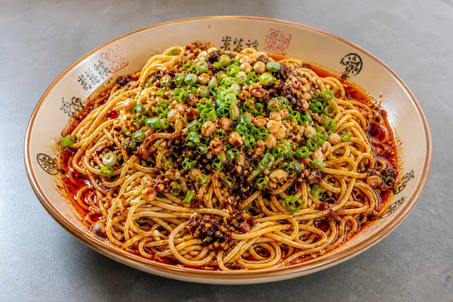 Photorealistic Chongqing xiaomian P10 food image by VDAMO
