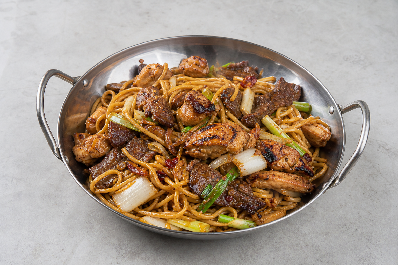 CN Grilled chicken meal noodle-shop P05 — China dish