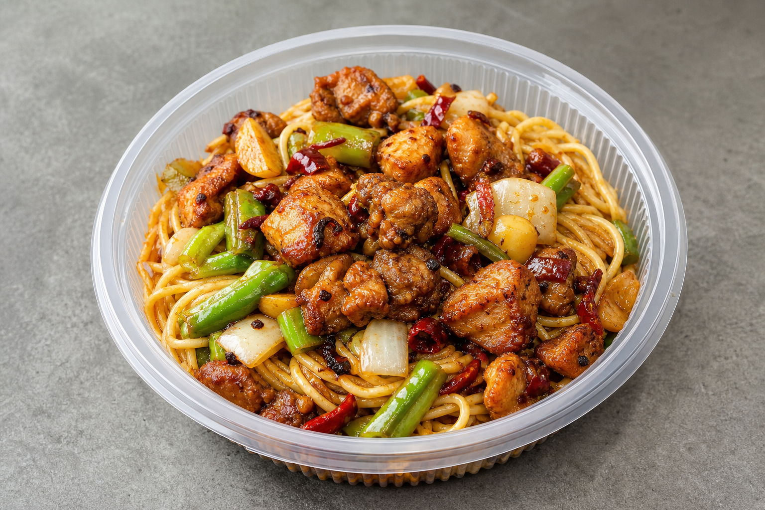 CN Grilled chicken meal noodle-shop P07 — China dish