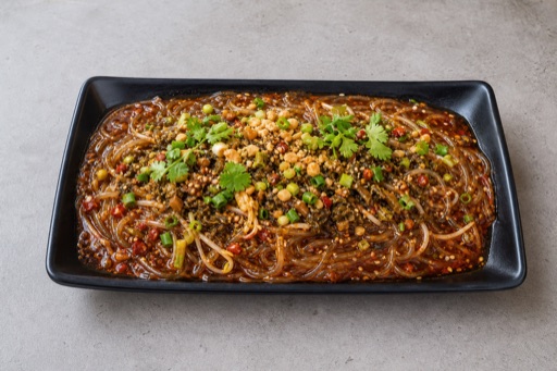 Fideos de vidrio picantes y ácidos P02 — China plato