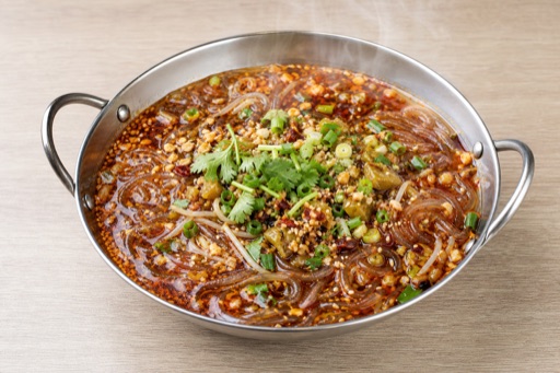 Fideos de vidrio picantes y ácidos P05 — China plato
