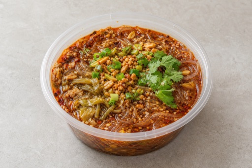 Fideos de vidrio picantes y ácidos P07 — China plato
