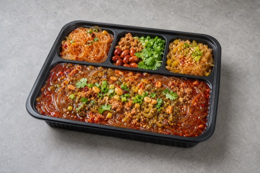 Fideos de vidrio picantes y ácidos P08 — China plato
