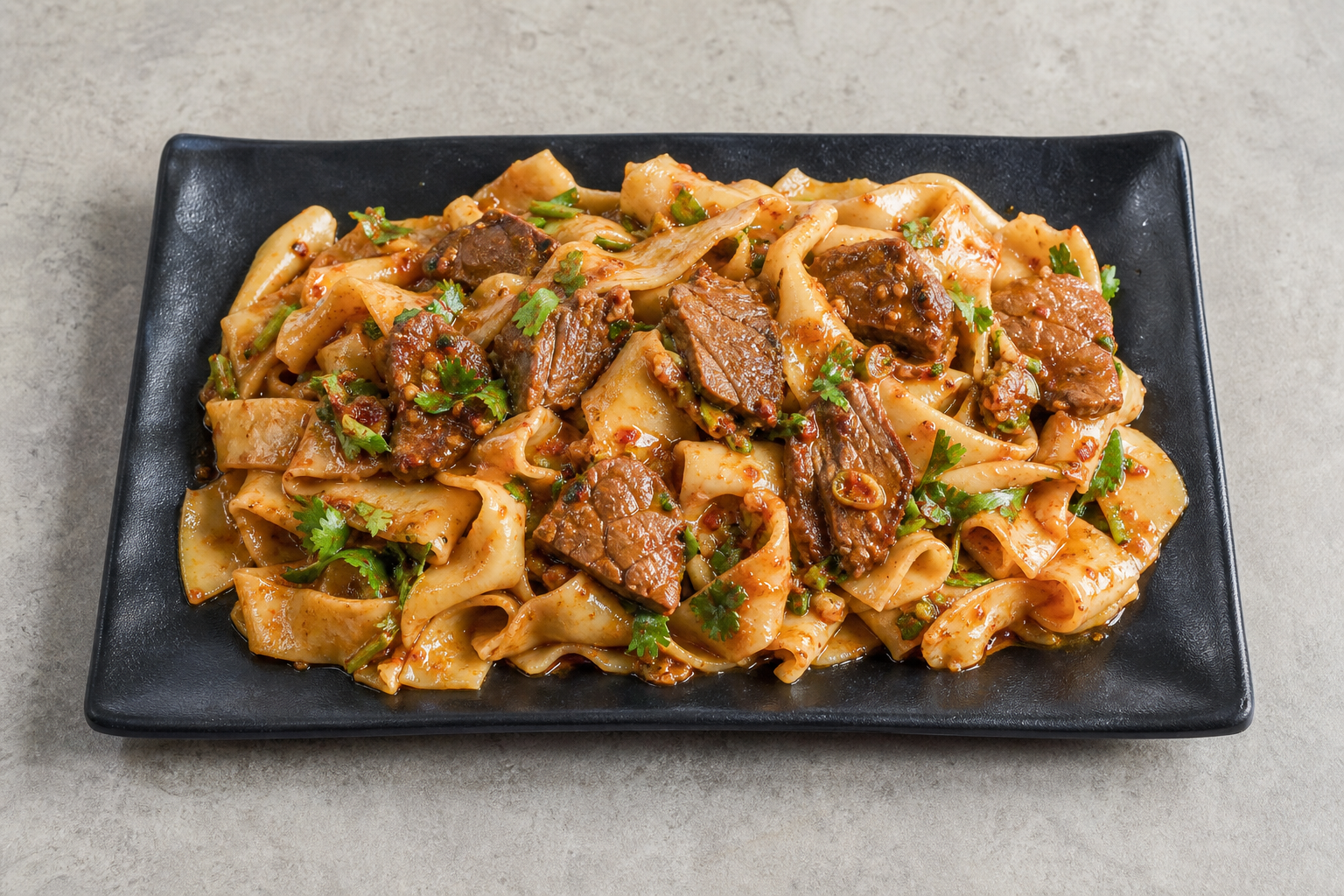Photorealistic Northwest Chinese beef hand-pulled noodles P02 food image by VDAMO