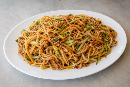 Northwest Chinese dry mixed noodles P03 — China dish