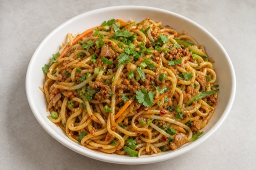 Northwest Chinese dry mixed noodles P04 — China dish