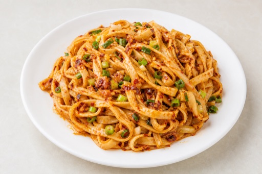 Northwest Chinese hot oil mixed noodles P01 — China dish