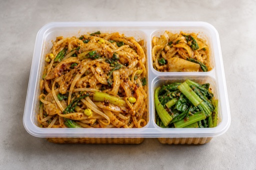 Northwest Chinese hot oil mixed noodles P08 — China dish