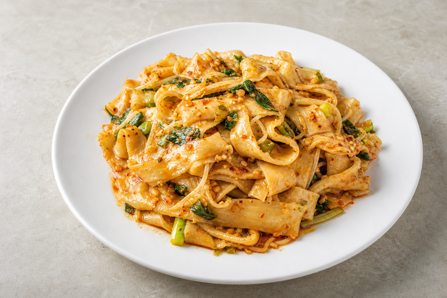 Northwest Chinese hot oil noodles P01 — China dish