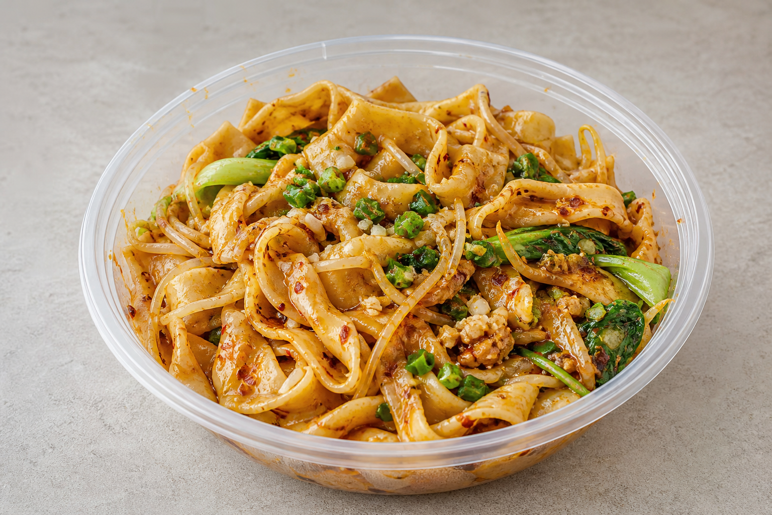 Northwest Chinese hot oil noodles P07 — China dish