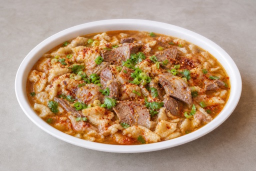 Northwest Chinese hot oil paomo bread soup P03 — China dish