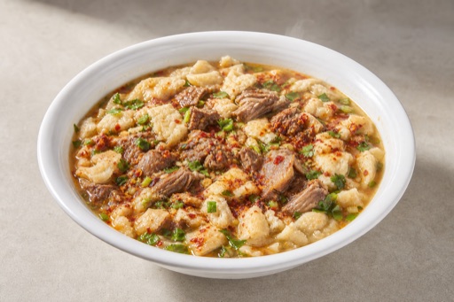Northwest Chinese hot oil paomo bread soup P04 — China dish
