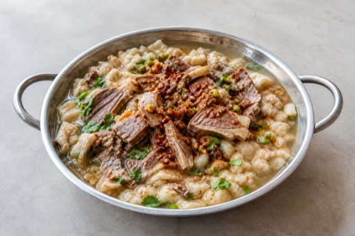 Northwest Chinese hot oil paomo bread soup P05 — China dish