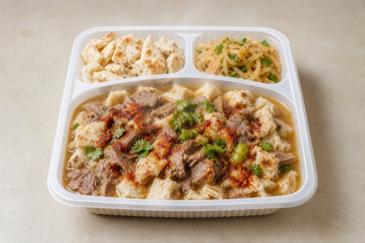 Northwest Chinese hot oil paomo bread soup P08 — China dish