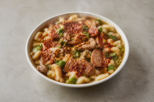 Northwest Chinese hot oil paomo bread soup P09 — China dish