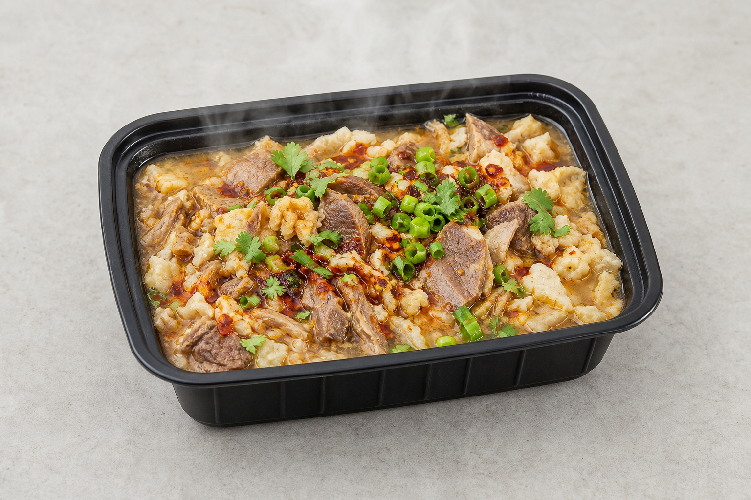 Northwest Chinese hot oil paomo bread soup P06 — China dish