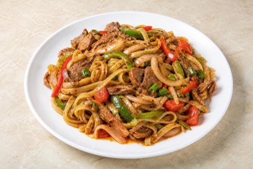Northwest Chinese lamb mixed noodles P01 — China dish