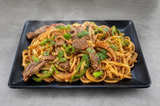 Northwest Chinese lamb mixed noodles P02 — China dish