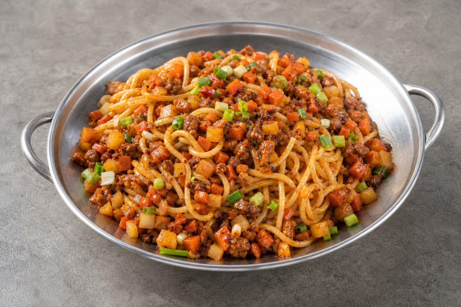 Northwest Chinese saozi mixed noodles P05 — China dish