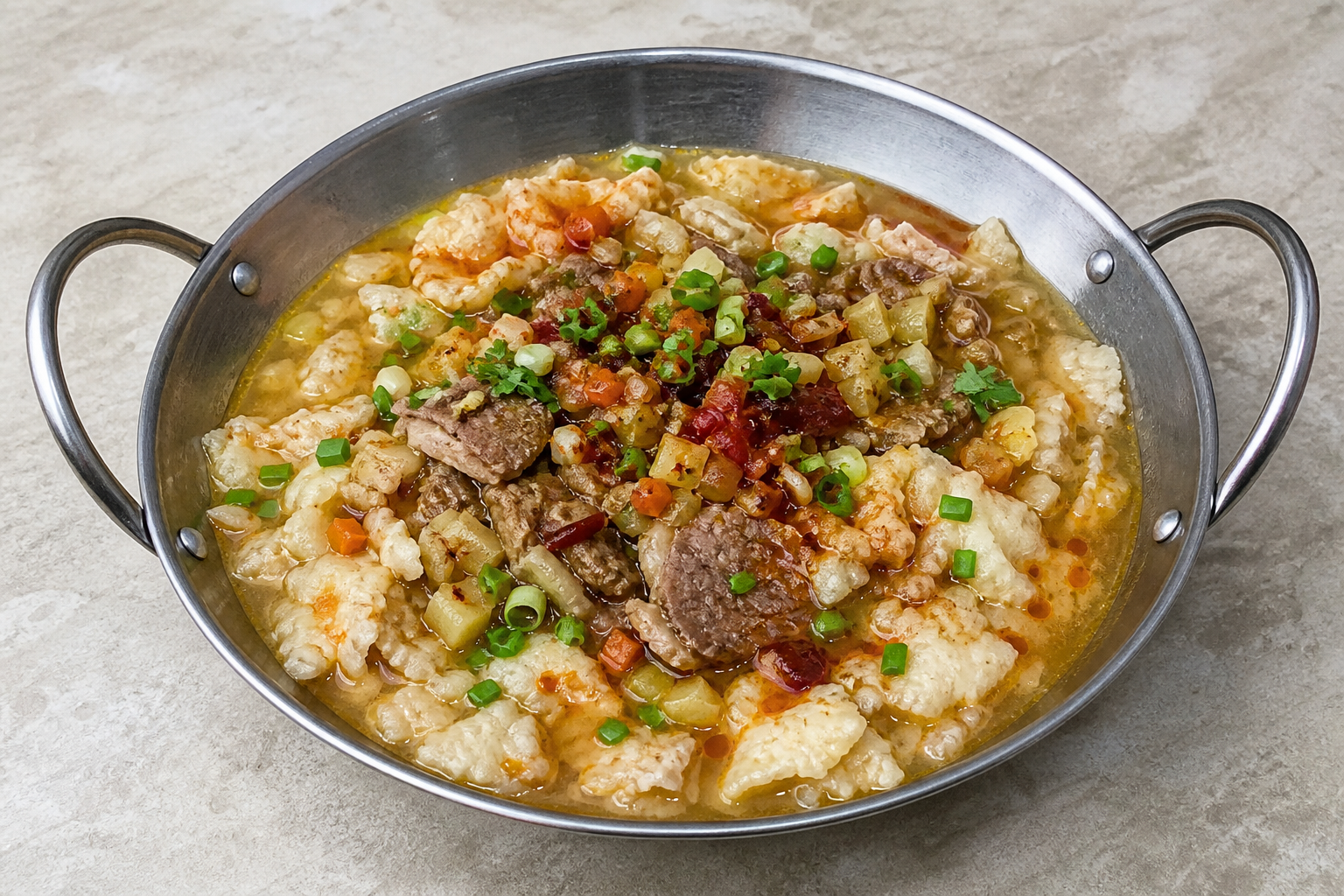 Northwest Chinese saozi paomo bread soup P05 — China dish
