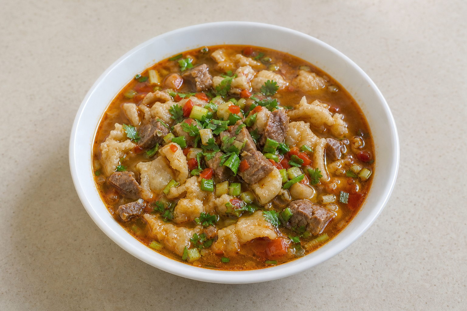 Northwest Chinese saozi paomo bread soup P09 — China dish