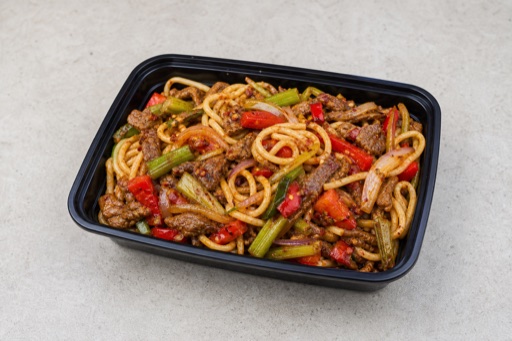 Signature Northwest Chinese Xinjiang laghman noodles — China dish