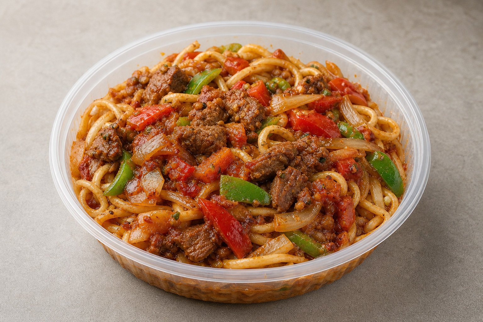 Signature Northwest Chinese Xinjiang laghman noodles — China dish
