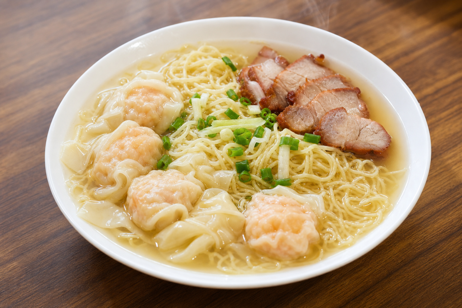 Photorealistic Wonton noodle soup food image by VDAMO