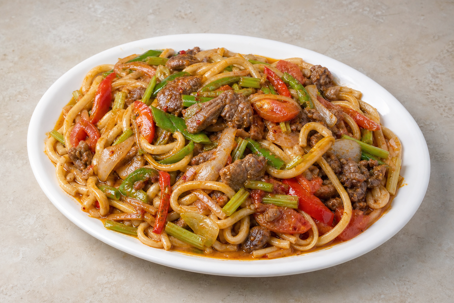 Xinjiang laghman noodles P03 — China dish