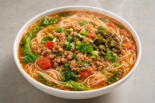 Yunnan small pot noodles P04 — China dish