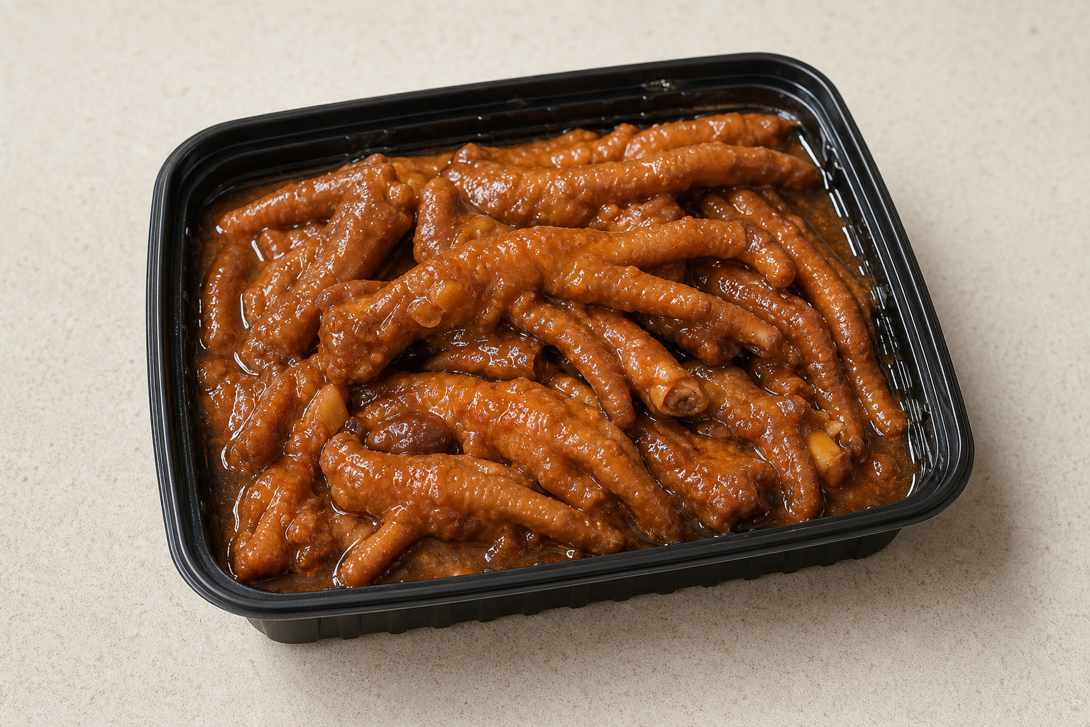 braised chicken feet in abalone sauce P06 — China dish