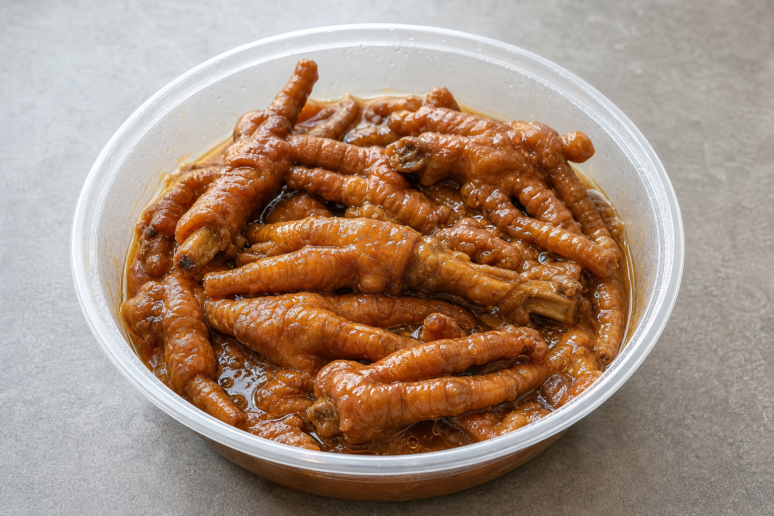 braised chicken feet in abalone sauce P07 — China dish