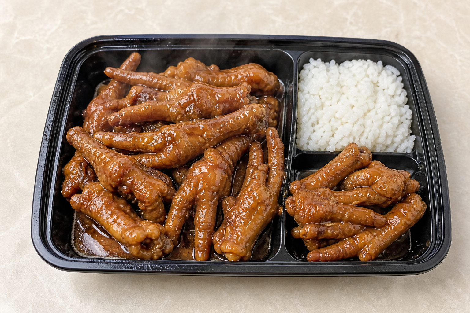 braised chicken feet in abalone sauce P08 — China dish