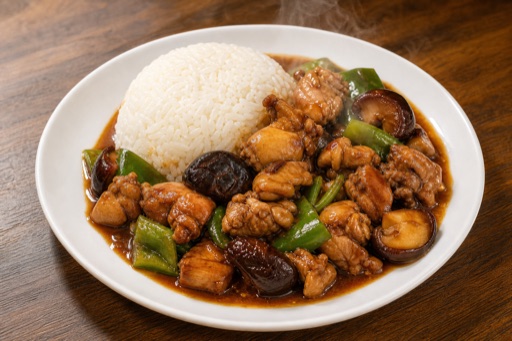 Braised chicken rice food image by VDAMO