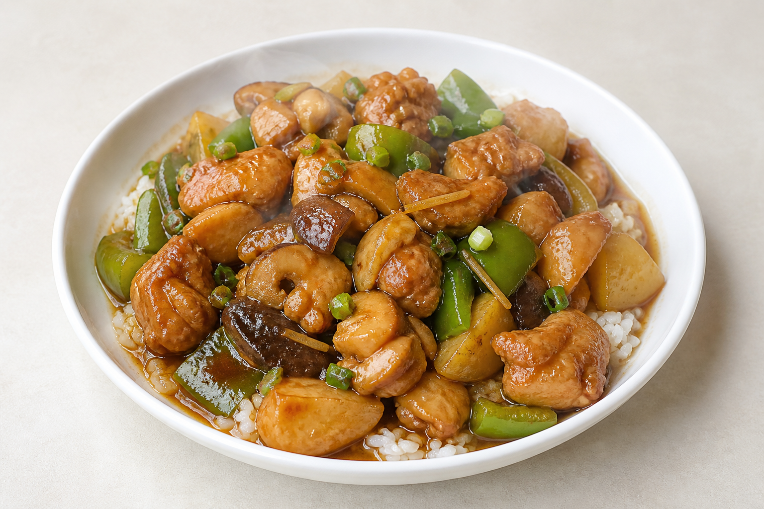 Photorealistic Braised chicken rice P04 food image by VDAMO