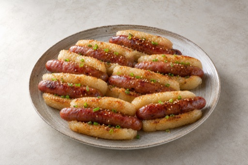 Photorealistic Taiwanese sausage wrapped in sticky rice P10 food image by VDAMO
