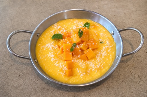 Photorealistic CZ Mango pudding cup dessert P05 food image by VDAMO