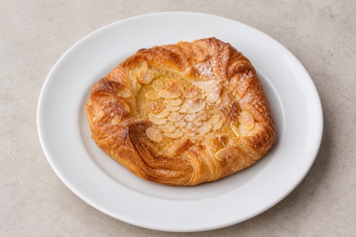 Photorealistic DE Almond Danish bakery P01 food image by VDAMO