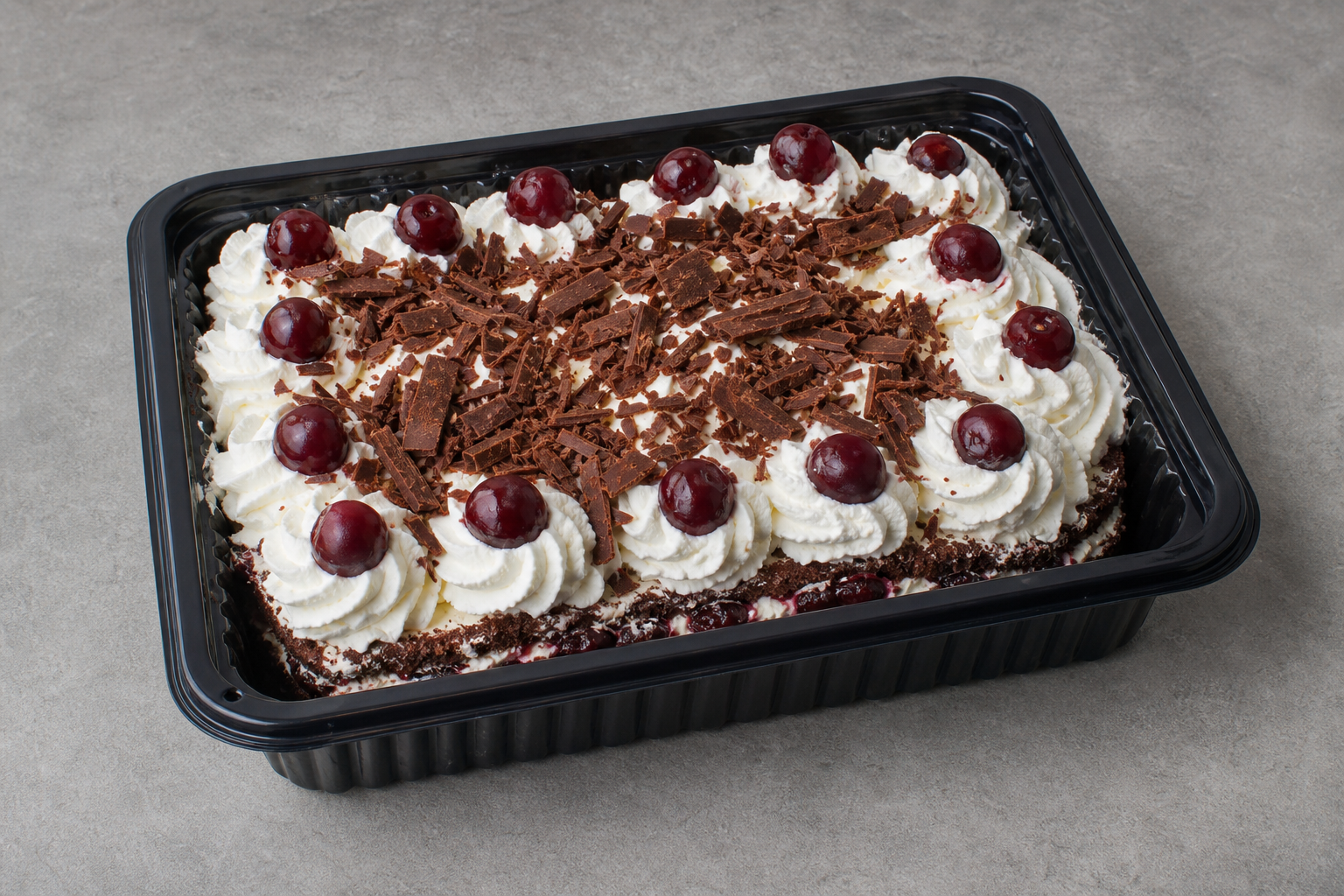 Photorealistic Black Forest cake P06 food image by VDAMO